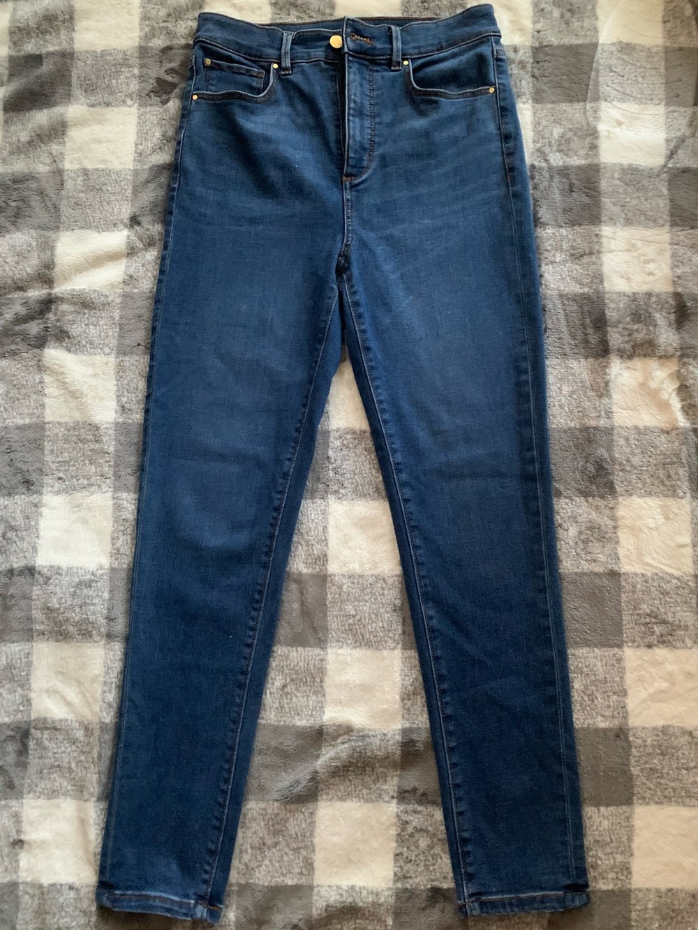 Ann Taylor Dark Blue Skinny Jeans